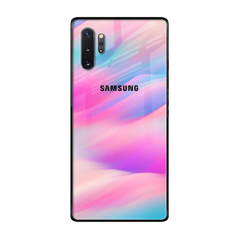 Colorful Waves Samsung Galaxy Note 10 Plus Glass Cases & Covers Online