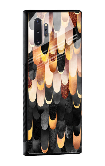 Bronze Abstract Glass Case for Samsung Galaxy Note 10 Plus