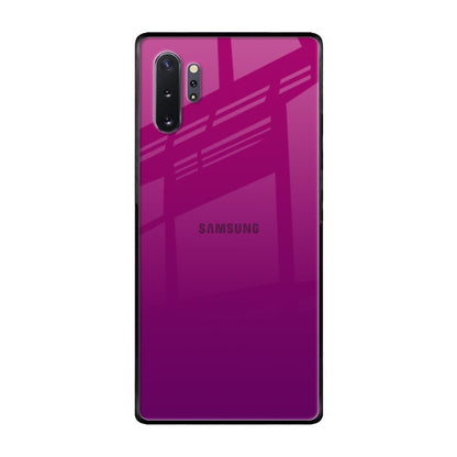 Magenta Gradient Samsung Galaxy Note 10 Plus Glass Back Cover Online
