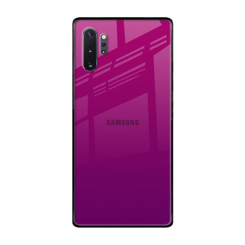 Magenta Gradient Samsung Galaxy Note 10 Plus Glass Back Cover Online