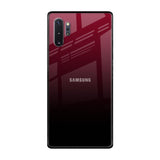 Wine Red Samsung Galaxy Note 10 Plus Glass Back Cover Online