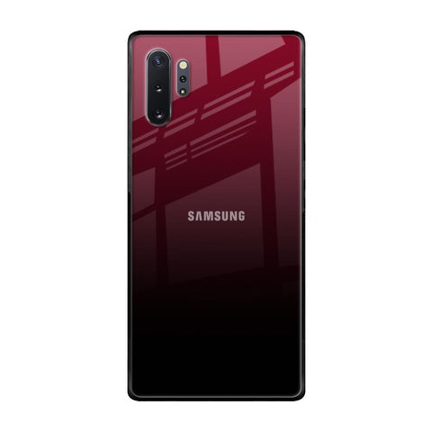 Wine Red Samsung Galaxy Note 10 Plus Glass Back Cover Online