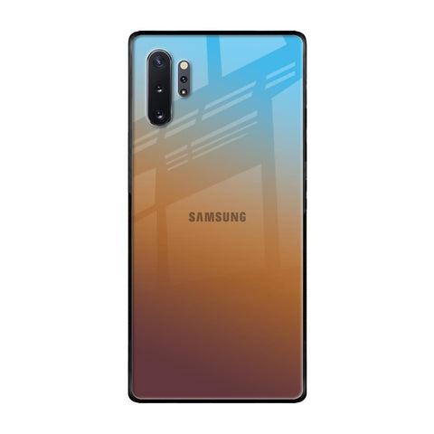 Rich Brown Samsung Galaxy Note 10 Plus Glass Back Cover Online