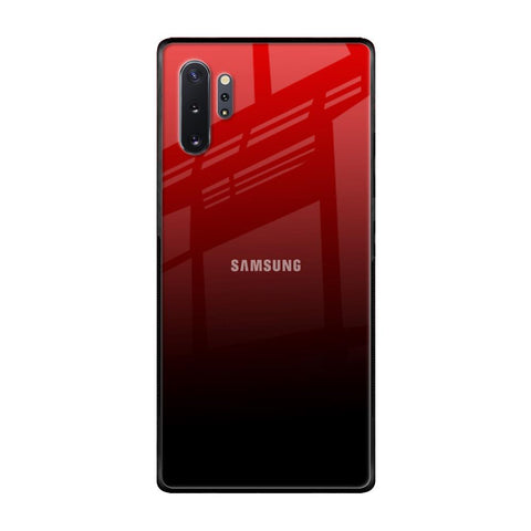 Maroon Faded Samsung Galaxy Note 10 Plus Glass Back Cover Online