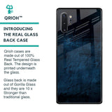 Dark Blue Grunge Glass Case for Samsung Galaxy Note 10 Plus