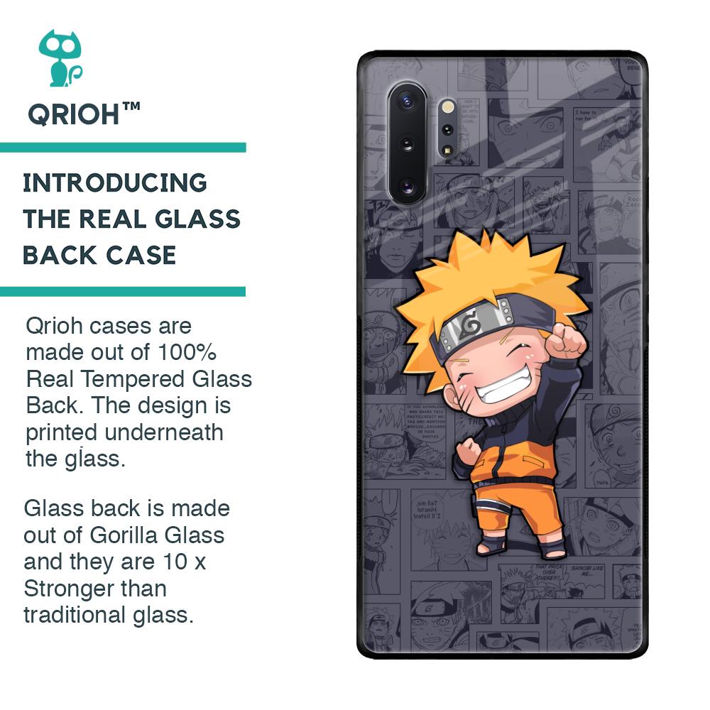 Orange Chubby Glass Case for Samsung Galaxy Note 10 Plus