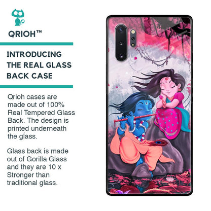 Radha Krishna Art Glass Case for Samsung Galaxy Note 10 Plus
