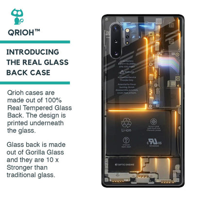 Glow Up Skeleton Glass Case for Samsung Galaxy Note 10 Plus