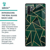 Abstract Green Glass Case For Samsung Galaxy Note 10 Plus
