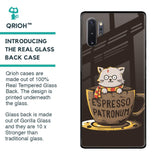 Tea With Kitty Glass Case For Samsung Galaxy Note 10 Plus