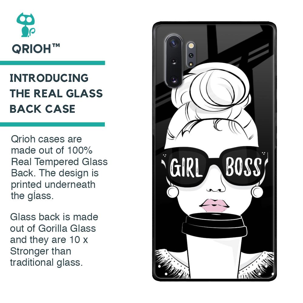 Girl Boss Glass Case For Samsung Galaxy Note 10 Plus