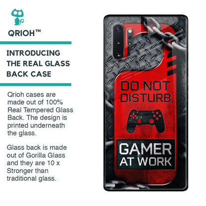 Do No Disturb Glass Case For Samsung Galaxy Note 10 Plus