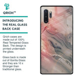 Pink And Grey Marble Glass Case For Samsung Galaxy Note 10 Plus