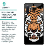 Angry Tiger Glass Case For Samsung Galaxy Note 10 Plus