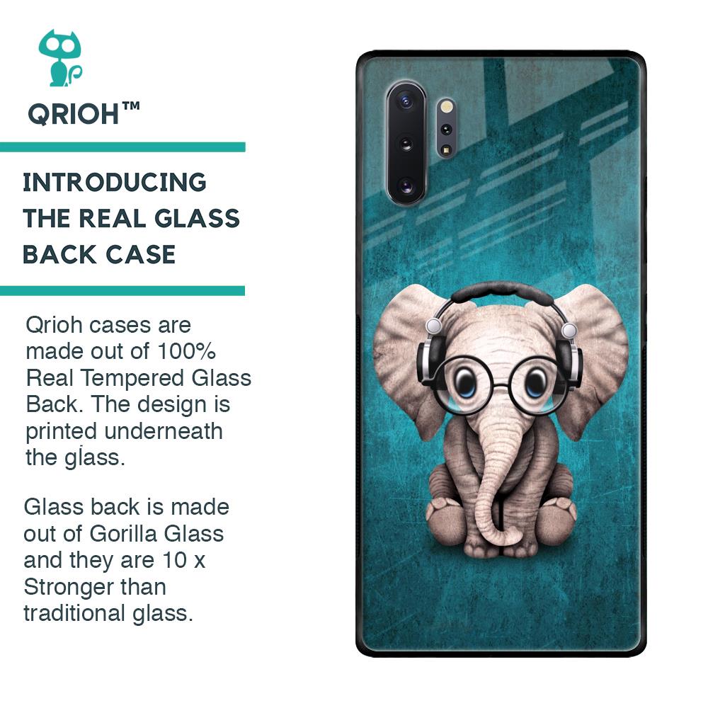 Adorable Baby Elephant Glass Case For Samsung Galaxy Note 10 Plus