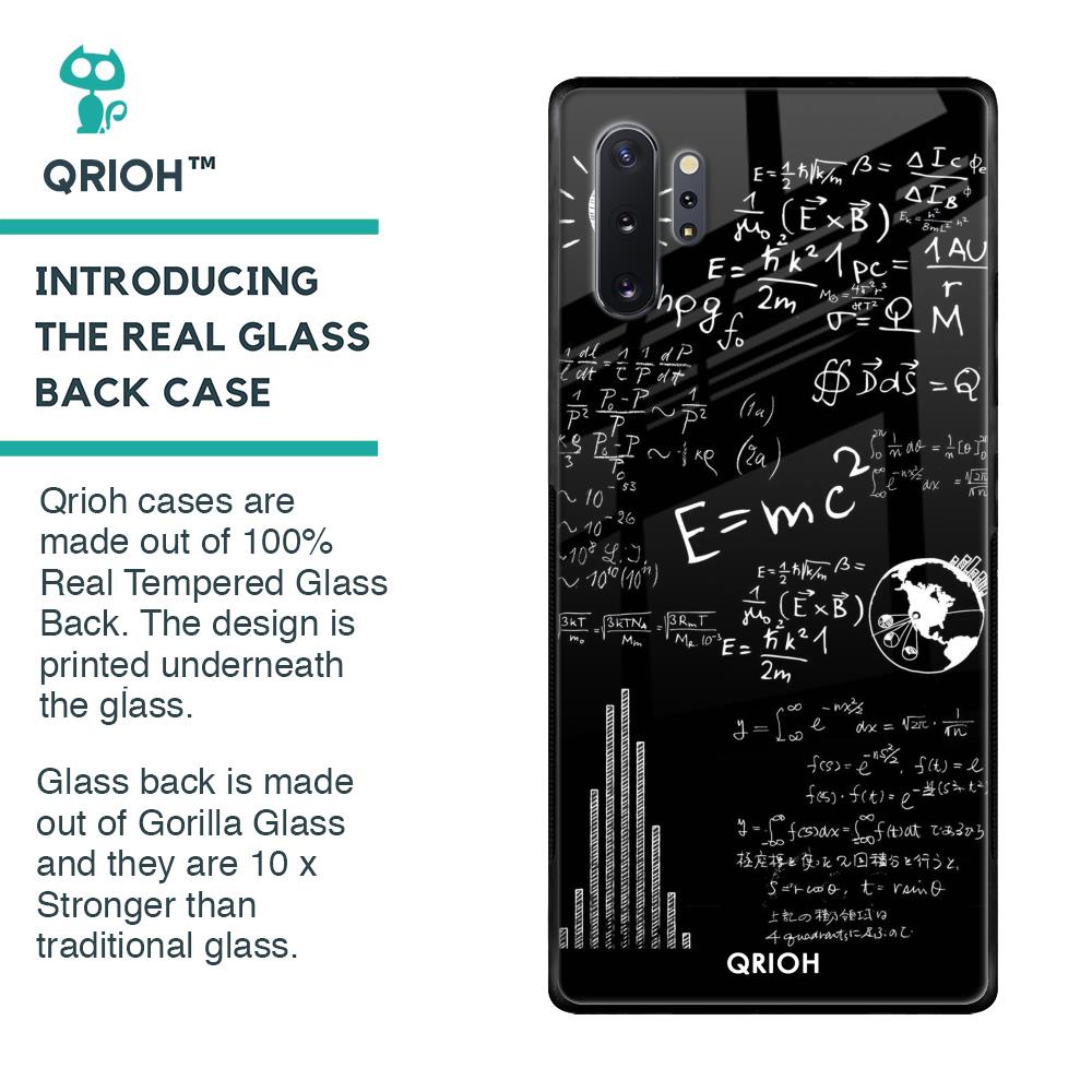 Funny Math Glass Case for Samsung Galaxy Note 10 Plus