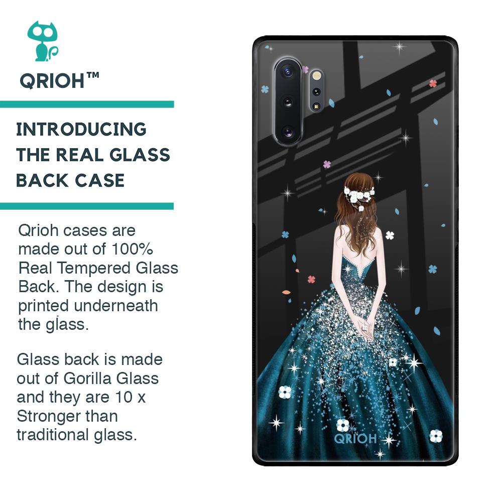Queen Of Fashion Glass Case for Samsung Galaxy Note 10 Plus