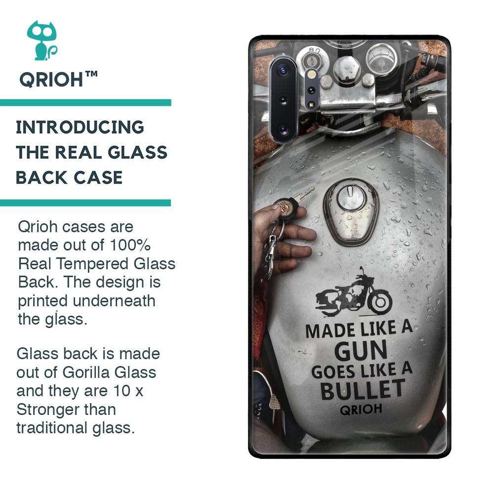 Royal Bike Glass Case for Samsung Galaxy Note 10 Plus