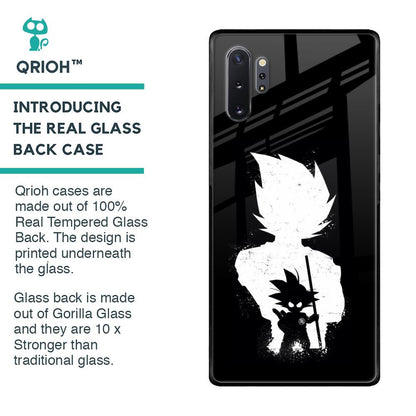 Monochrome Goku Glass Case for Samsung Galaxy Note 10 Plus