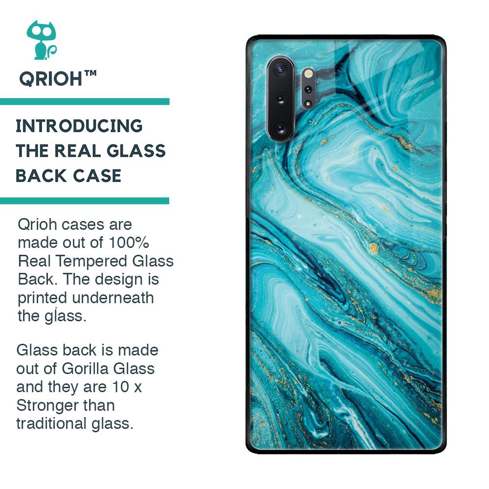 Ocean Marble Glass Case for Samsung Galaxy Note 10 Plus