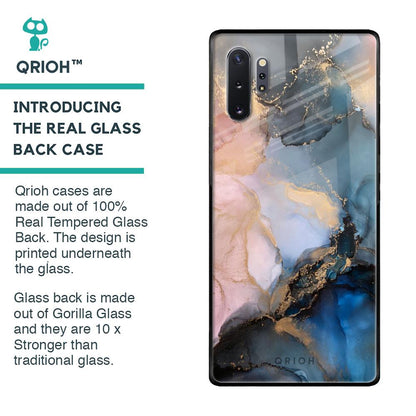 Marble Ink Abstract Glass Case for Samsung Galaxy Note 10 Plus