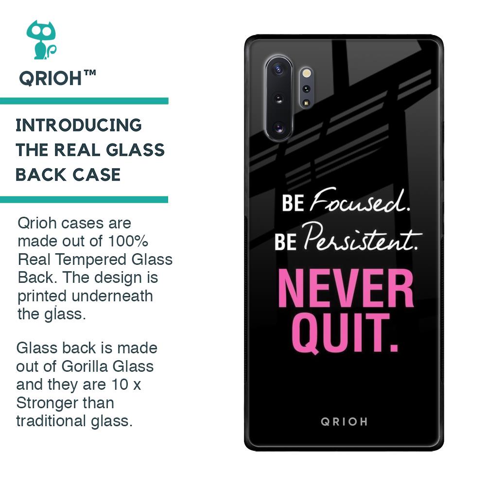 Be Focused Glass case for Samsung Galaxy Note 10 Plus