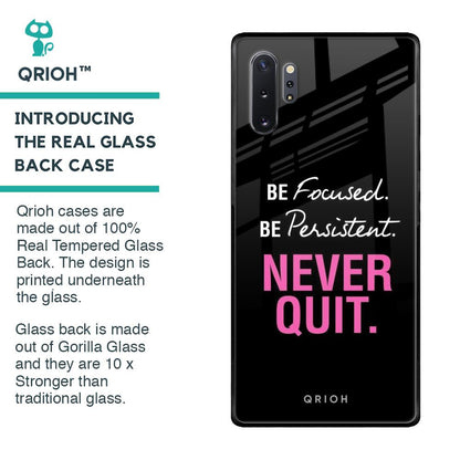 Be Focused Glass case for Samsung Galaxy Note 10 Plus