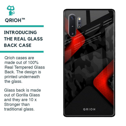 Modern Camo Abstract Glass Case for Samsung Galaxy Note 10 Plus