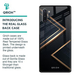 Sleek Golden & Navy Glass Case for Samsung Galaxy Note 10 Plus