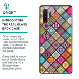 Multicolor Mandala Glass Case for Samsung Galaxy Note 10 Plus