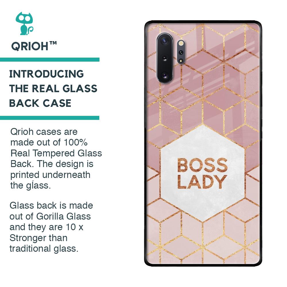 Boss Lady Glass Case for Samsung Galaxy Note 10 Plus