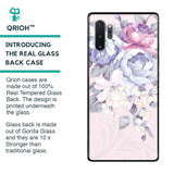 Elegant Floral Glass case for Samsung Galaxy Note 10 Plus