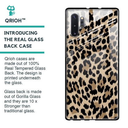 Leopard Seamless Glass Case For Samsung Galaxy Note 10 Plus