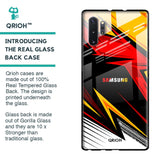 Race Jersey Pattern Glass Case For Samsung Galaxy Note 10 Plus