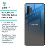 Blue Grey Ombre Glass Case for Samsung Galaxy Note 10 Plus
