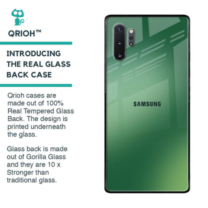 Green Grunge Texture Glass Case for Samsung Galaxy Note 10 Plus