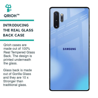 Vibrant Blue Texture Glass Case for Samsung Galaxy Note 10 Plus