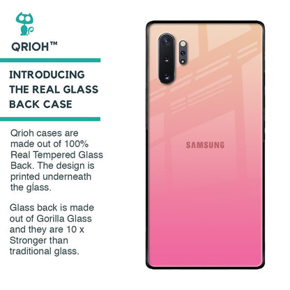 Pastel Pink Gradient Glass Case For Samsung Galaxy Note 10 Plus
