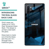 Polygonal Blue Box Glass Case For Samsung Galaxy Note 10 Plus