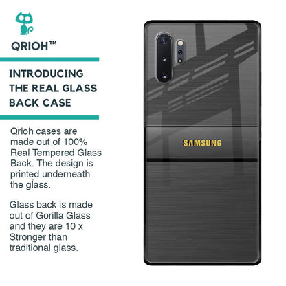 Grey Metallic Glass Case For Samsung Galaxy Note 10 Plus
