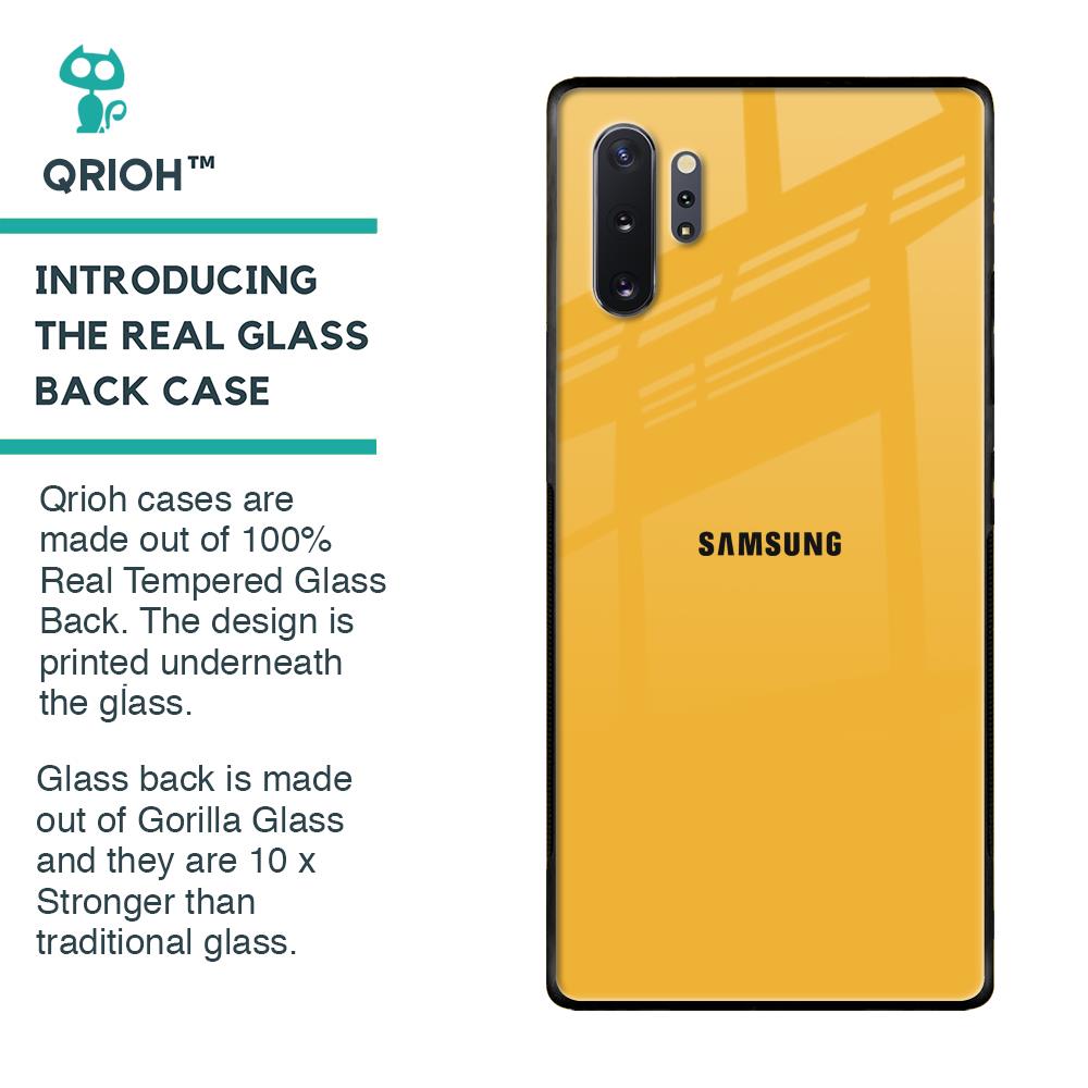 Fluorescent Yellow Glass case for Samsung Galaxy Note 10 Plus