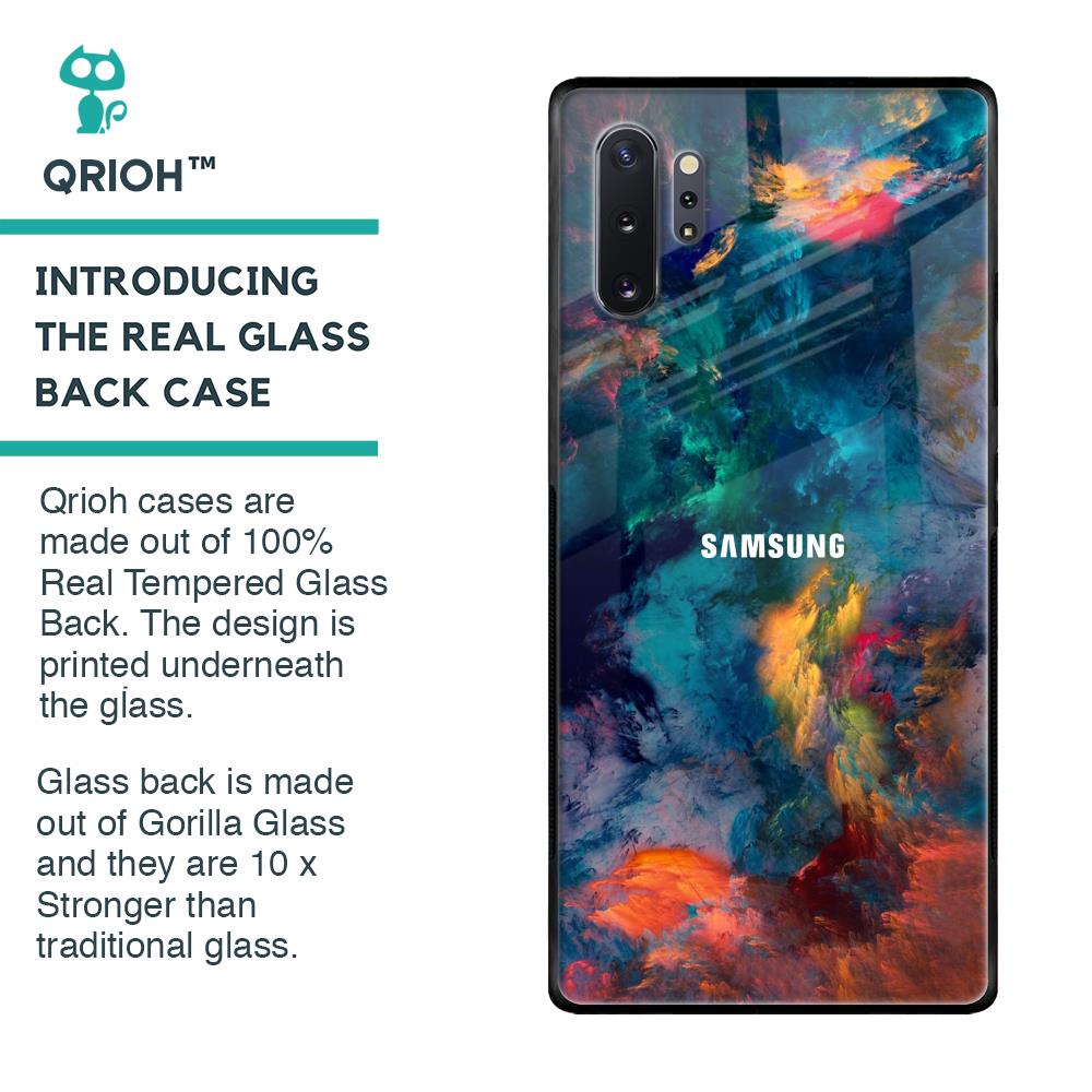 Colored Storm Glass Case for Samsung Galaxy Note 10 Plus