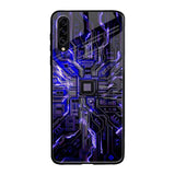 Techno Color Pattern Samsung Galaxy A30s Glass Back Cover Online