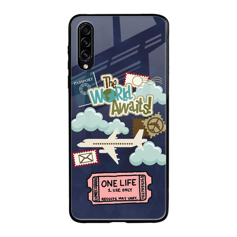 Tour The World Samsung Galaxy A30s Glass Back Cover Online
