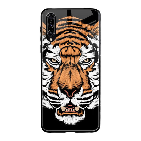Angry Tiger Samsung Galaxy A30s Glass Back Cover Online