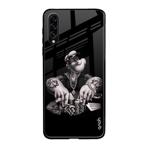 Gambling Problem Samsung Galaxy A30s Glass Back Cover Online