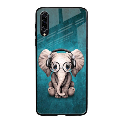 Adorable Baby Elephant Samsung Galaxy A30s Glass Back Cover Online