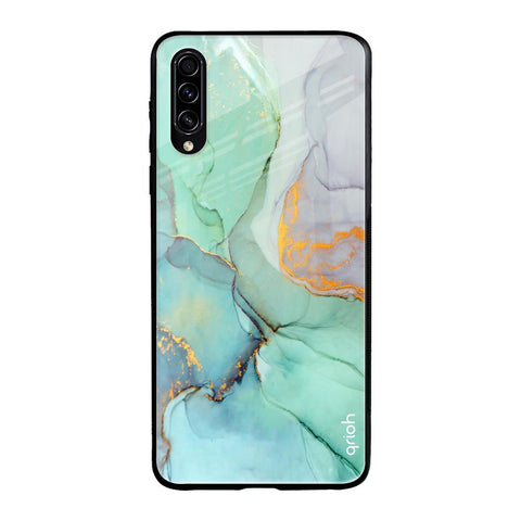 Green Marble Samsung Galaxy A30s Glass Back Cover Online
