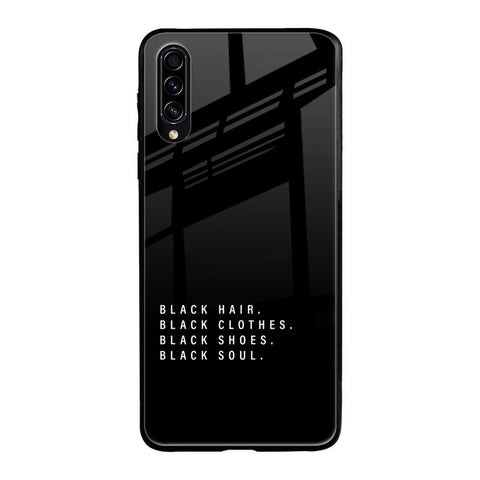 Black Soul Samsung Galaxy A30s Glass Back Cover Online