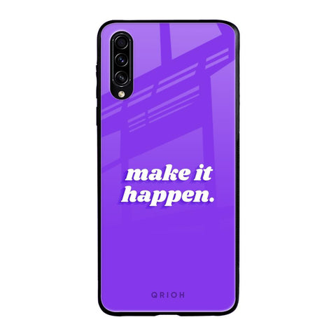 Make it Happen Samsung Galaxy A30s Glass Back Cover Online